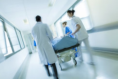 pasillo del hospital